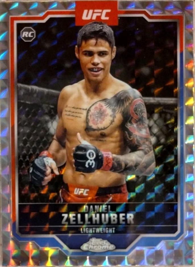 Daniel Zellhuber 2025 Topps Chrome UFC Base #189 Geometric Refractor