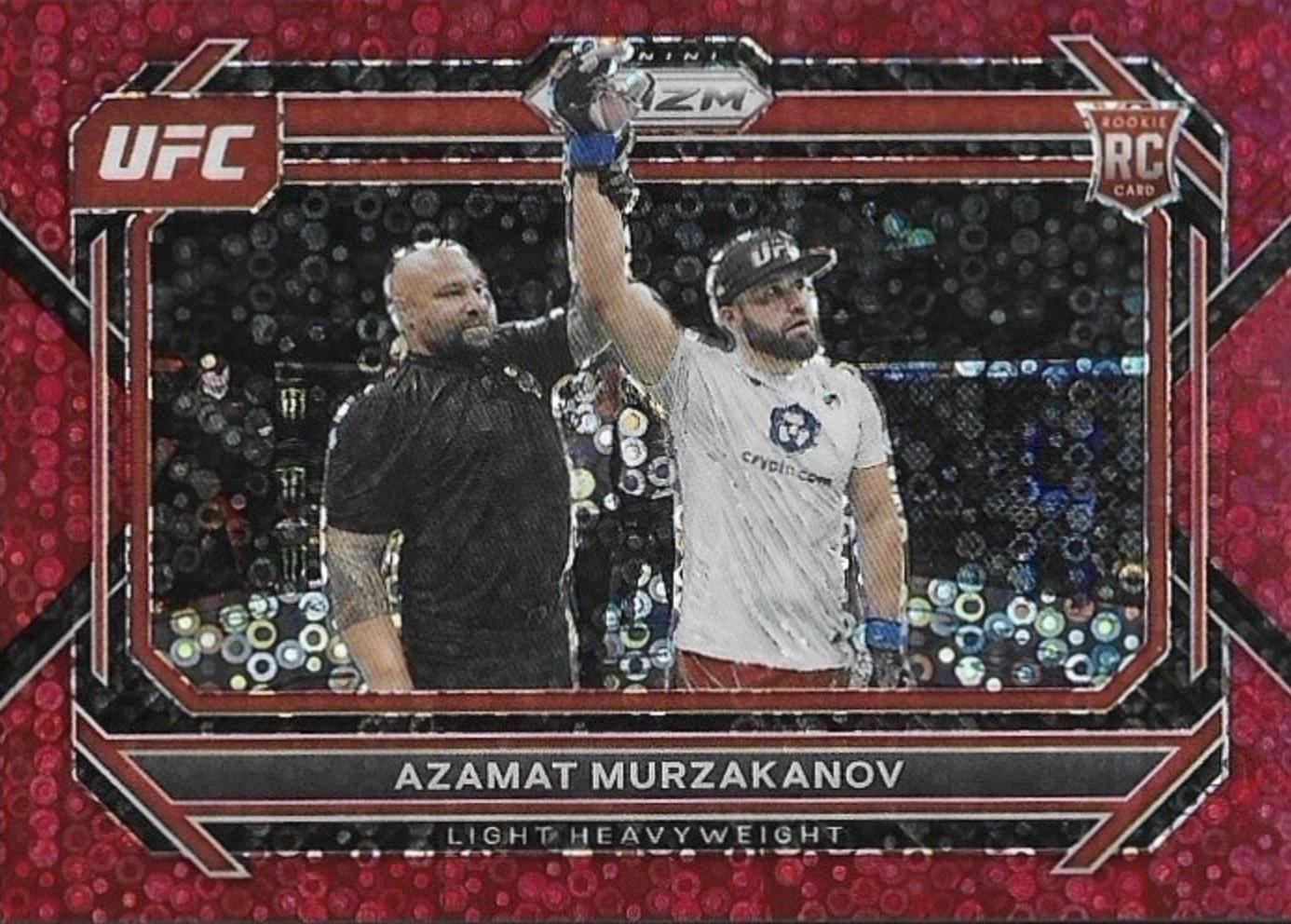 Azamat Murzakanov 2023 Panini Prizm Under Card UFC Base #18 Red