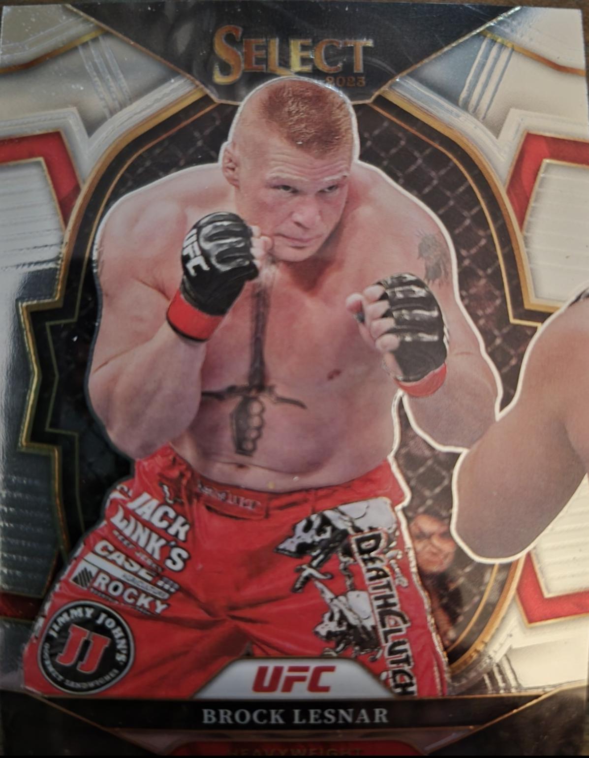 Brock Lesnar 2023 Panini Select UFC Concourse #50 Red Blue Base