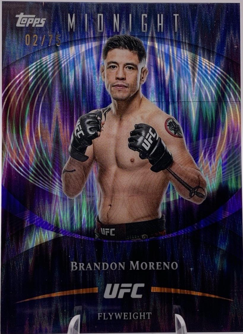 Brandon Moreno 2026 Topps Midnight UFC Base #72 Dusk
