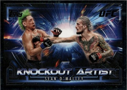Sean O'Malley 2025 Topps Knockout UFC Knockout Artists #KA-17 Platinum