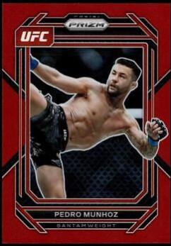 Pedro Munhoz 2023 Panini Prizm UFC Base #174 Red