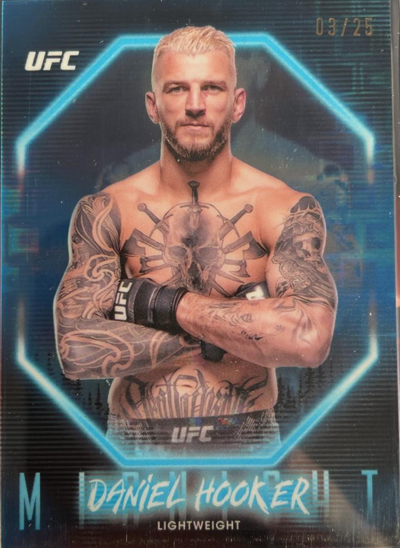 Dan Hooker 2025 Topps Midnight UFC Base #17 Moonrise