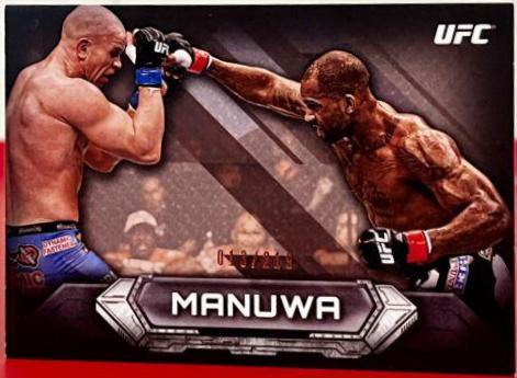 Jimi Manuwa 2014 Topps UFC Knockout Base #15 Gold