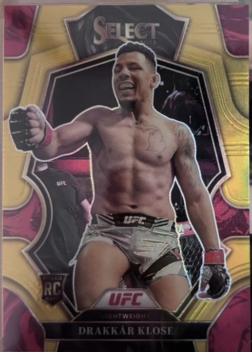 Drakkar Klose 2023 Panini Select UFC Premier Level #132 Gold