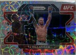 TJ Dillashaw 2022 Panini Prizm UFC Base #12 Premium