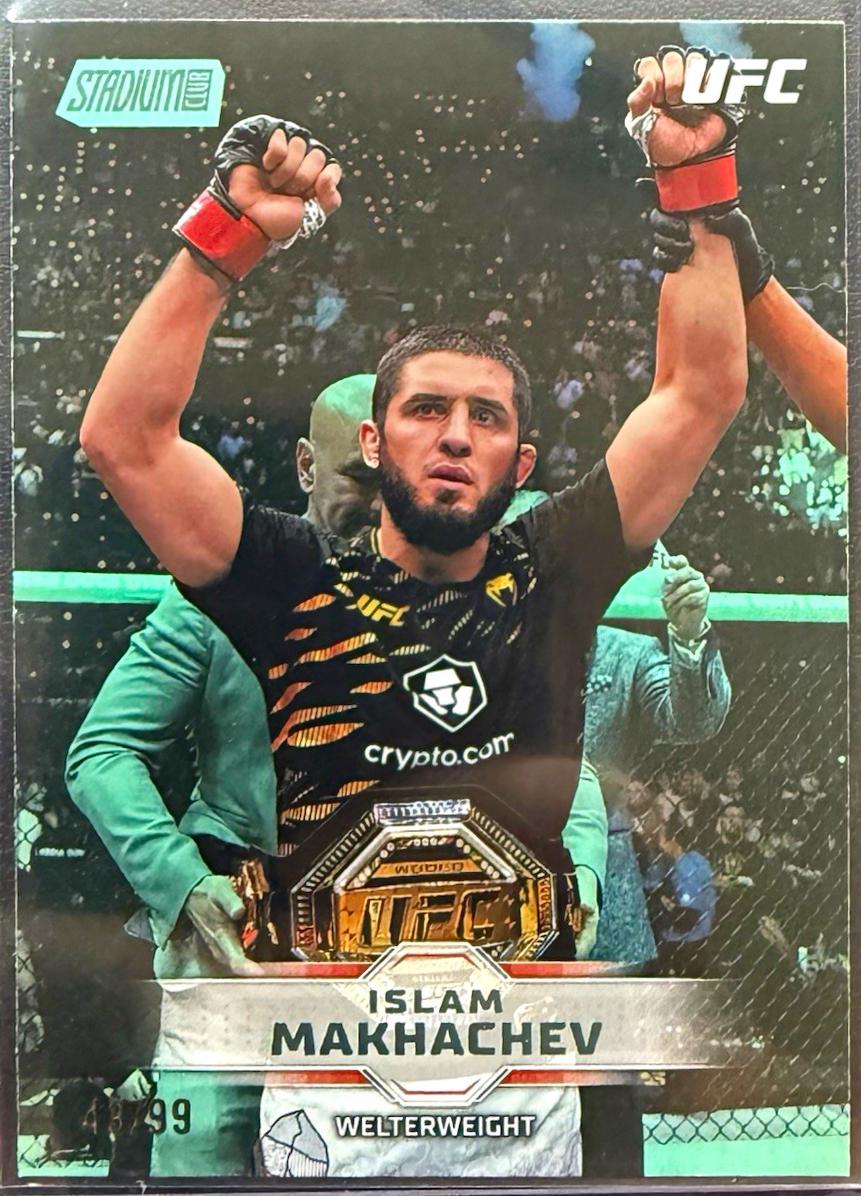 Islam Makhachev 2026 Topps Stadium Club UFC Base #12 Turquoise