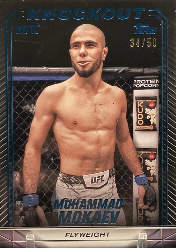 Muhammad Mokaev 2024 Topps Knockout UFC Base #46 Blue