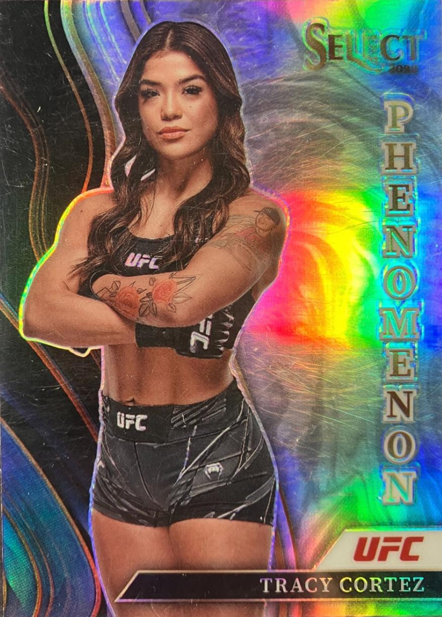 Tracy Cortez 2022 Panini Select UFC Phenomenon #16 Silver