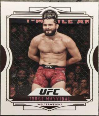 Jorge Masvidal 2021 Panini Chronicles UFC Base Legacy #43 Pink