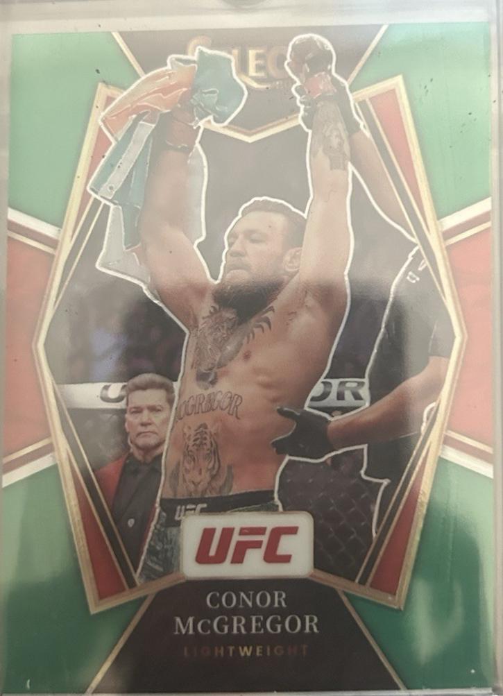Conor McGregor 2022 Panini Select UFC Premier Level #110 Green