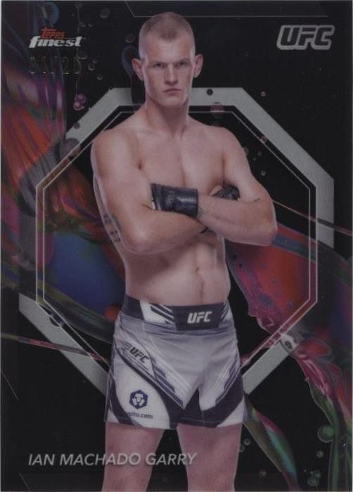Ian Machado Garry 2024 Topps Finest UFC Base Common #76 Black Refractor