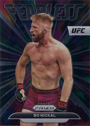 Bo Nickal 2023 Panini Prizm UFC Fearless #2 Black