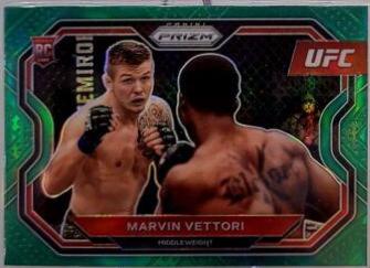 Marvin Vettori 2021 Panini Prizm UFC Base #143 Green