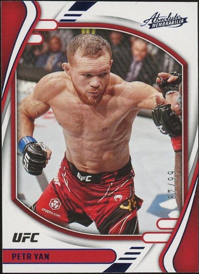 Petr Yan 2022 Panini Chronicles UFC Base Absolute #121 Blue