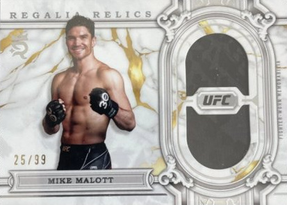 Mike Malott 2024 Topps Royalty UFC Regalia Relics #RAR-37 Gold