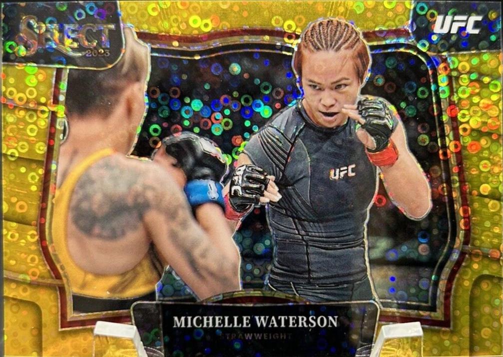 Michelle Waterson-Gomez 2023 Panini Select UFC Octagonside #283 Gold