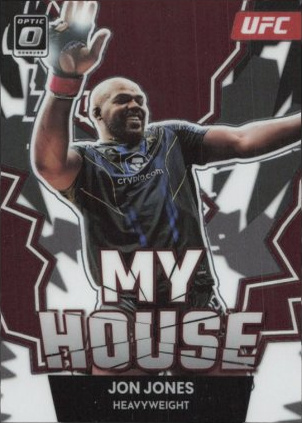 Jon Jones 2023 Panini Donruss Optic UFC My House #17 Blue