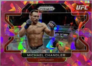 Michael Chandler 2022 Panini Prizm UFC Base #8 Pink Ice