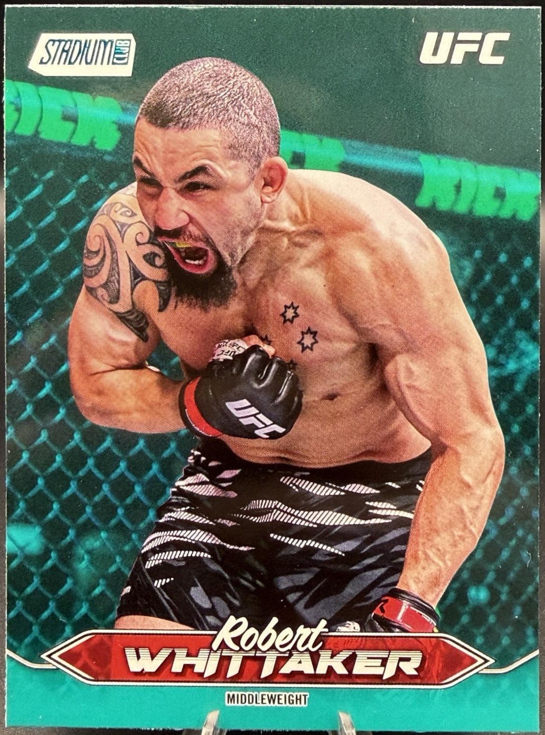 Robert Whittaker 2025 Topps Stadium Club UFC Base #96 Teal