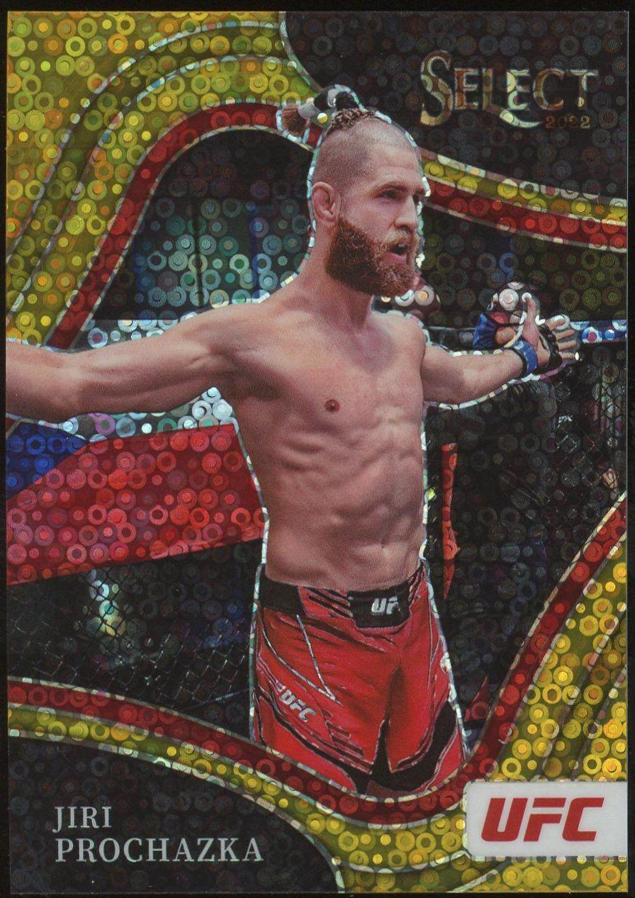 Jiri Prochazka 2022 Panini Select UFC Octagonside #208 Gold Disco