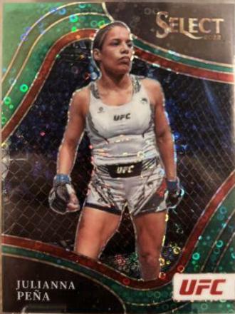 Julianna Peña 2022 Panini Select UFC Octagonside #281 Green Disco