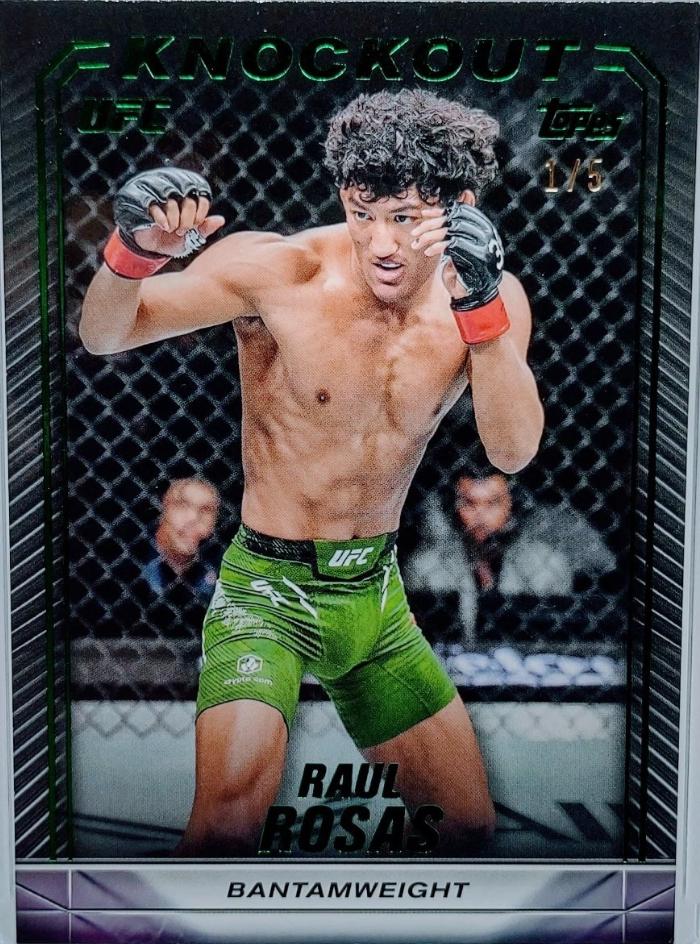 Raul Rosas 2024 Topps Knockout UFC Base #31 Emerald