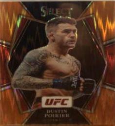 Dustin Poirier 2022 Panini Select UFC Premier Level #171 Orange Flash