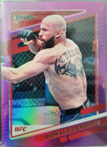 Donald Cerrone 2022 Panini Donruss UFC Base #19 Purple Flood