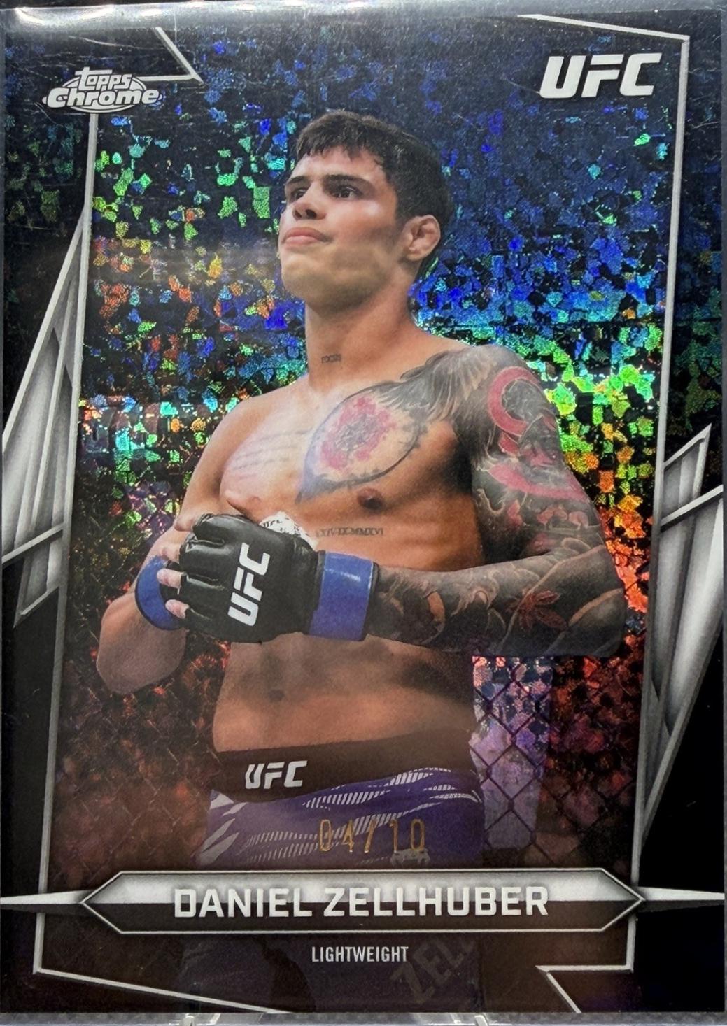 Daniel Zellhuber 2026 Topps Chrome UFC Base #192 Black Refractor