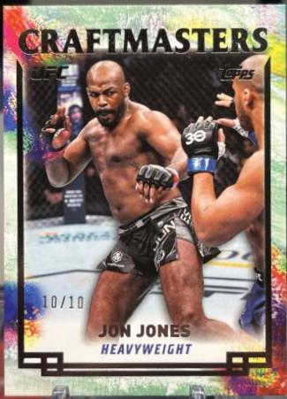 Jon Jones 2024 Topps Knockout UFC Craftmasters #CRM-4 Black