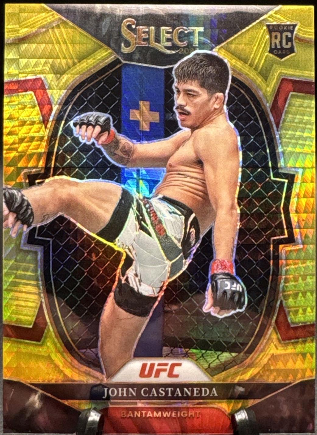 John Castaneda 2023 Panini Select UFC Concourse #86 Lucky Envelopes