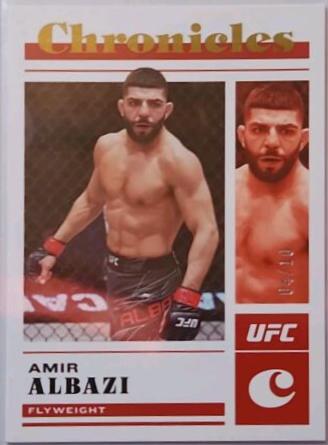 Amir Albazi 2023 Panini Chronicles UFC Base Chronicles #33 Gold