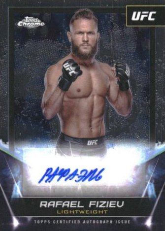 Rafael Fiziev 2024 Topps Chrome UFC UFC Signatures #FNA-RFI Superfractor