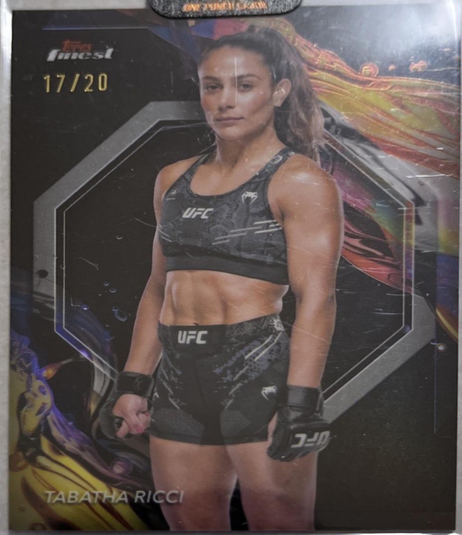Tabatha Ricci 2024 Topps Finest UFC Base Uncommon #176 Black Refractor