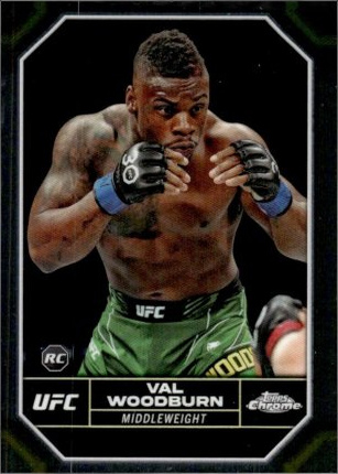 Val Woodburn 2024 Topps Chrome UFC Base #193 Prism Refractor