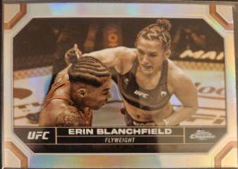 Erin Blanchfield 2024 Topps Chrome UFC Base #65 Sepia Refractor