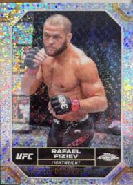 Rafael Fiziev 2024 Topps Chrome UFC Base #159 Speckle Refractor