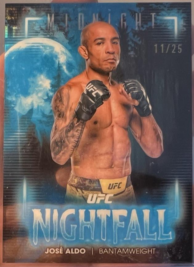 José Aldo 2025 Topps Midnight UFC Nightfall #NF-15 Moonrise