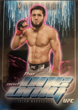 Islam Makhachev 2024 Topps Midnight UFC The One and Only #TO-14 Black Light