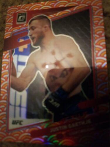 Justin Gaethje 2022 Panini Donruss Optic UFC Base #98 Photon