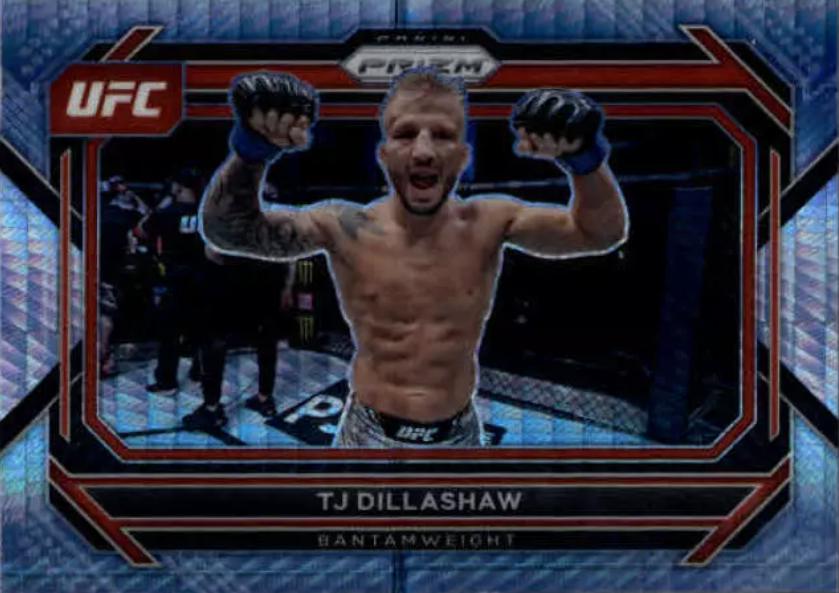 TJ Dillashaw 2023 Panini Prizm UFC Base #3 Hyper
