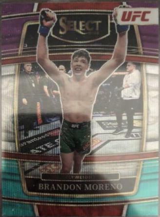 Brandon Moreno 2022 Panini Select UFC Premier Level #191 Tri Color