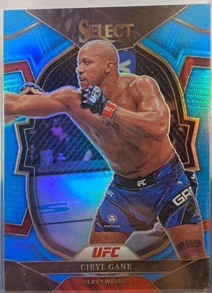 Ciryl Gane 2023 Panini Select UFC Concourse #95 Light Blue