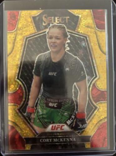 Cory McKenna 2023 Panini Select UFC Premier Level #112 Gold Disco