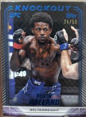 Kevin Holland 2024 Topps Knockout UFC Base #35 Blue
