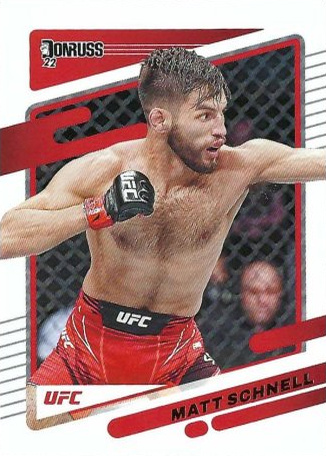 Matt Schnell 2022 Panini Donruss UFC Base #123 Pink