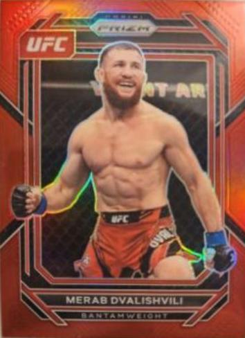 Merab Dvalishvili 2023 Panini Prizm UFC Base #172 Red