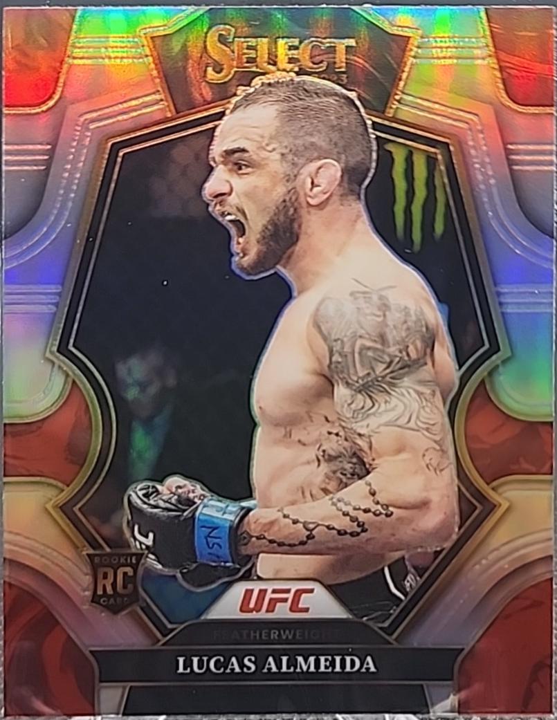 Lucas Almeida 2023 Panini Select UFC Premier Level #136 Silver