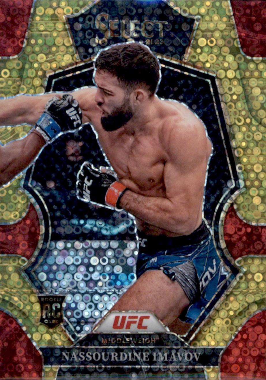 Nassourdine Imavov 2023 Panini Select UFC Premier Level #197 Gold Disco